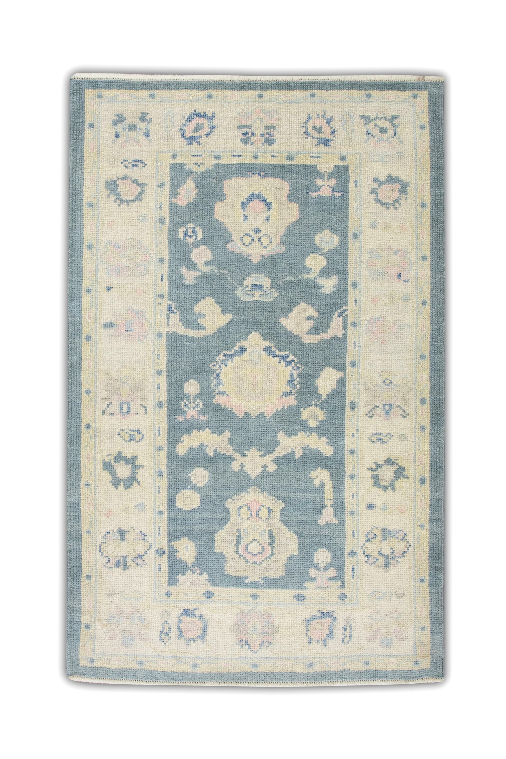 Turkish Oushak Rug 3'1" x 4'10" #5453