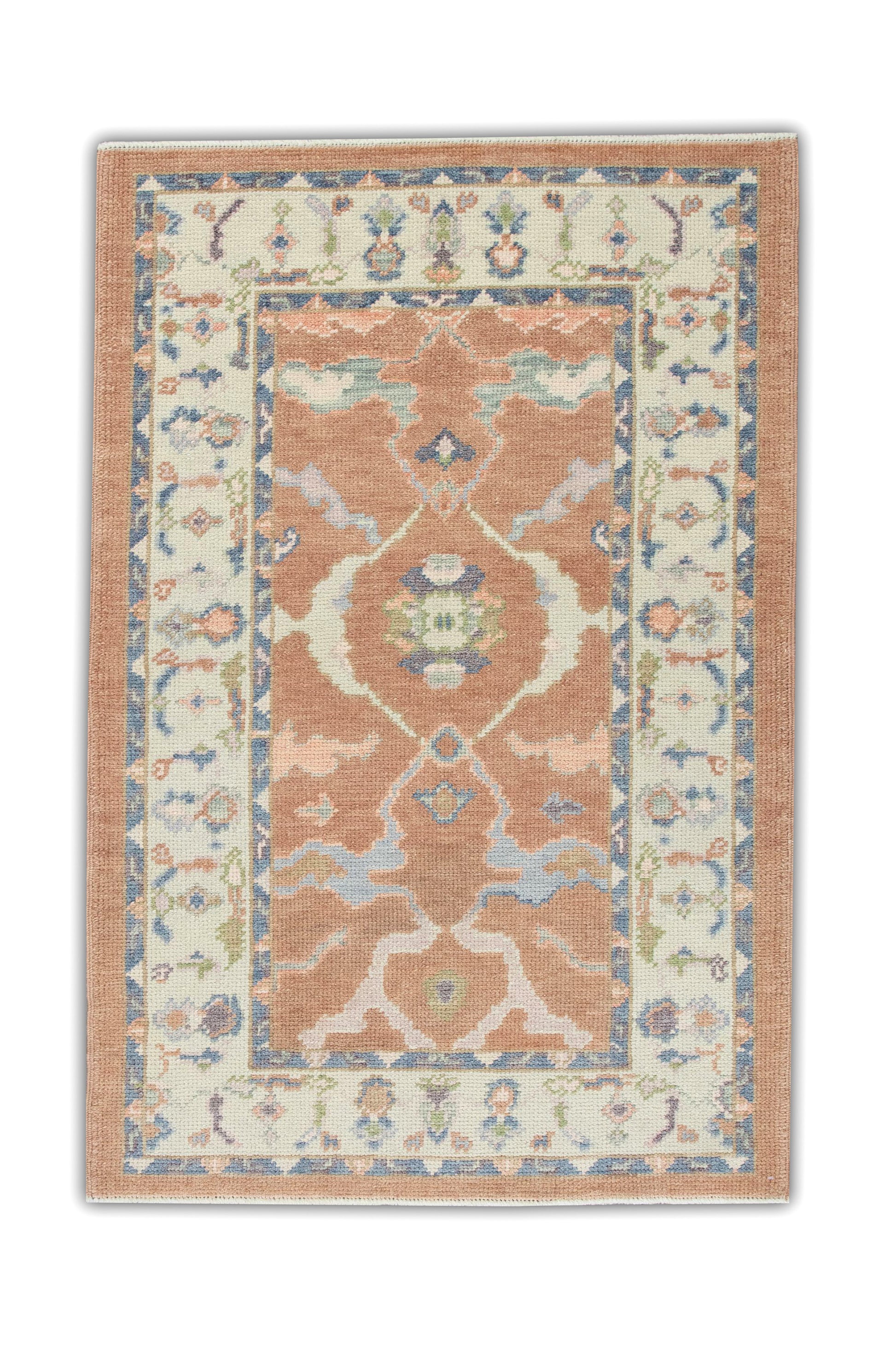 Turkish Oushak Rug 3'1" x 4'10" #5457