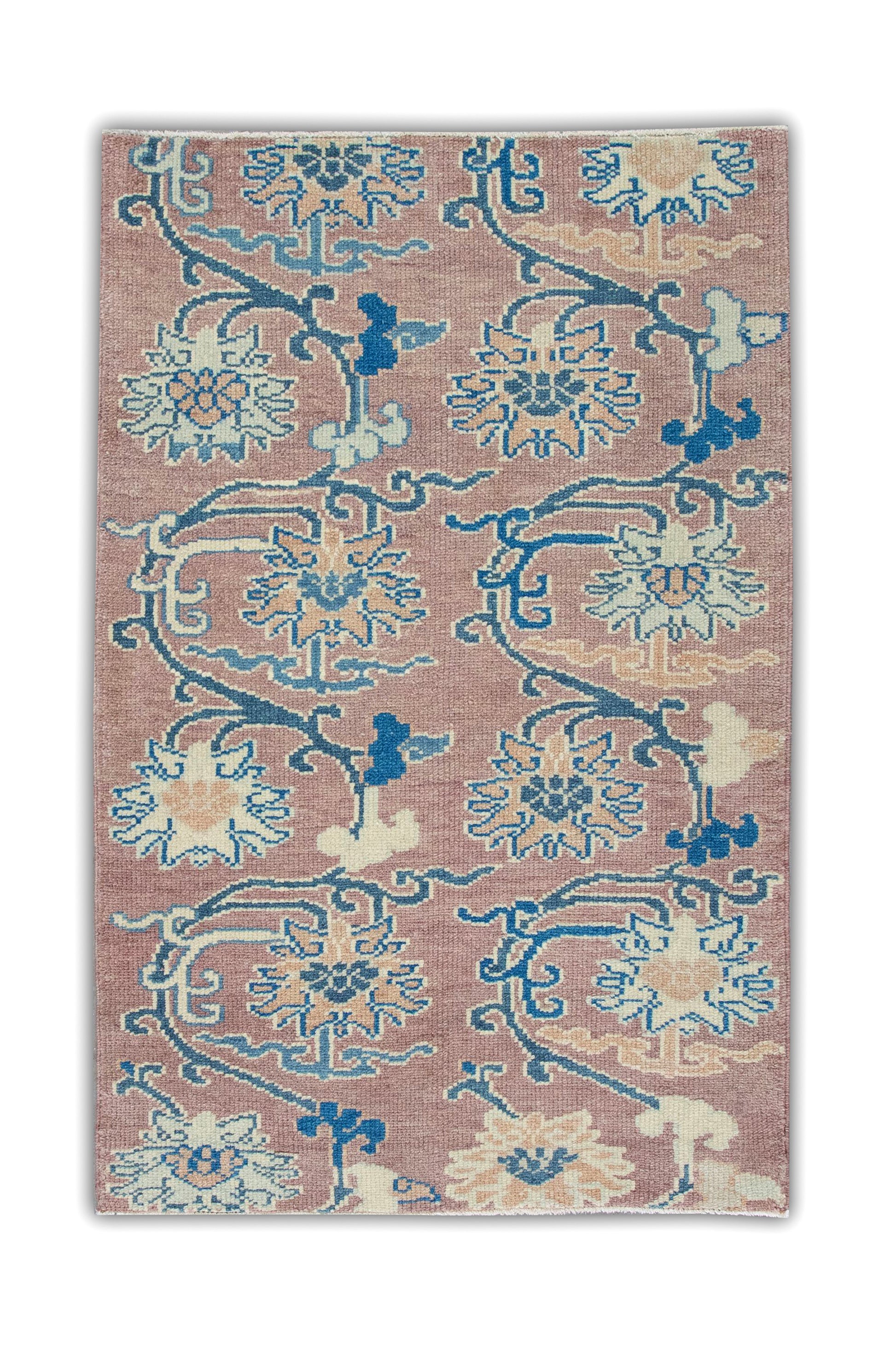 Turkish Oushak Rug 2'9" x 4'2" #5524