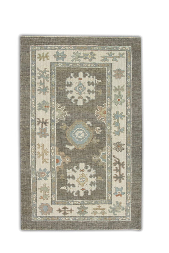 #6181 Turkish Oushak 3' x 5'4"