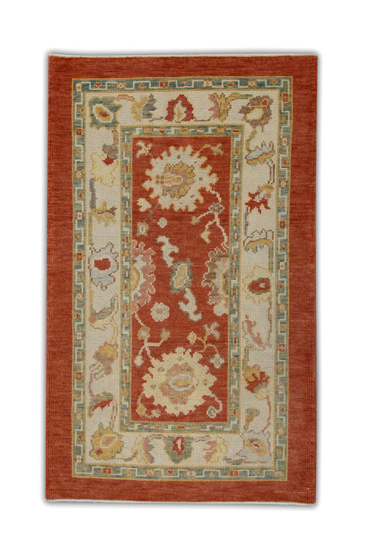 #6176 Turkish Oushak 3'1" x 4'10"