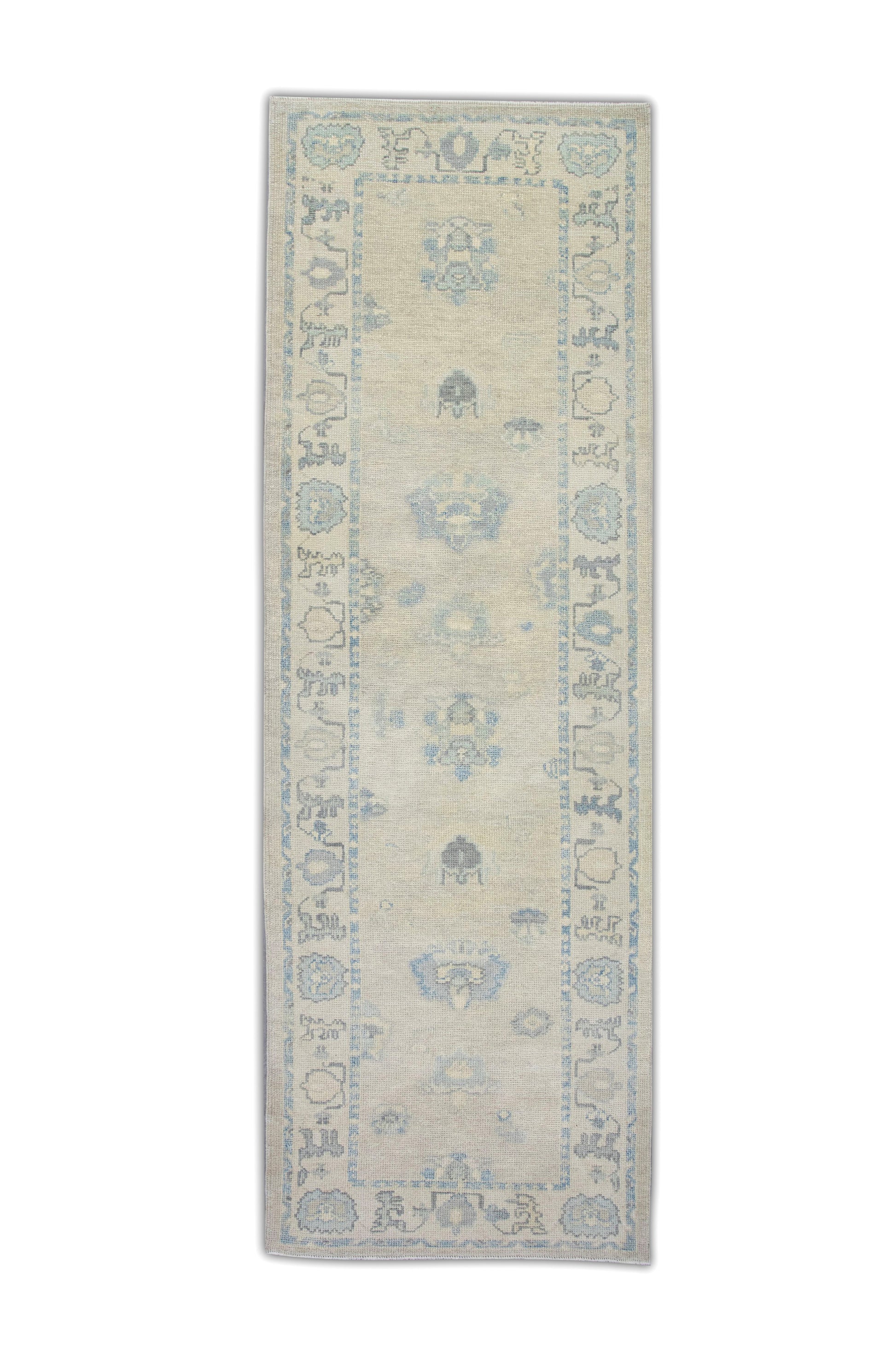 Turkish Oushak Rug 3'2" x 9'9" #5381