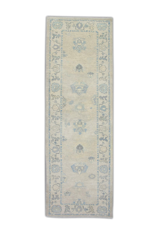 #5381 Turkish Oushak 3'2" x 9'9"