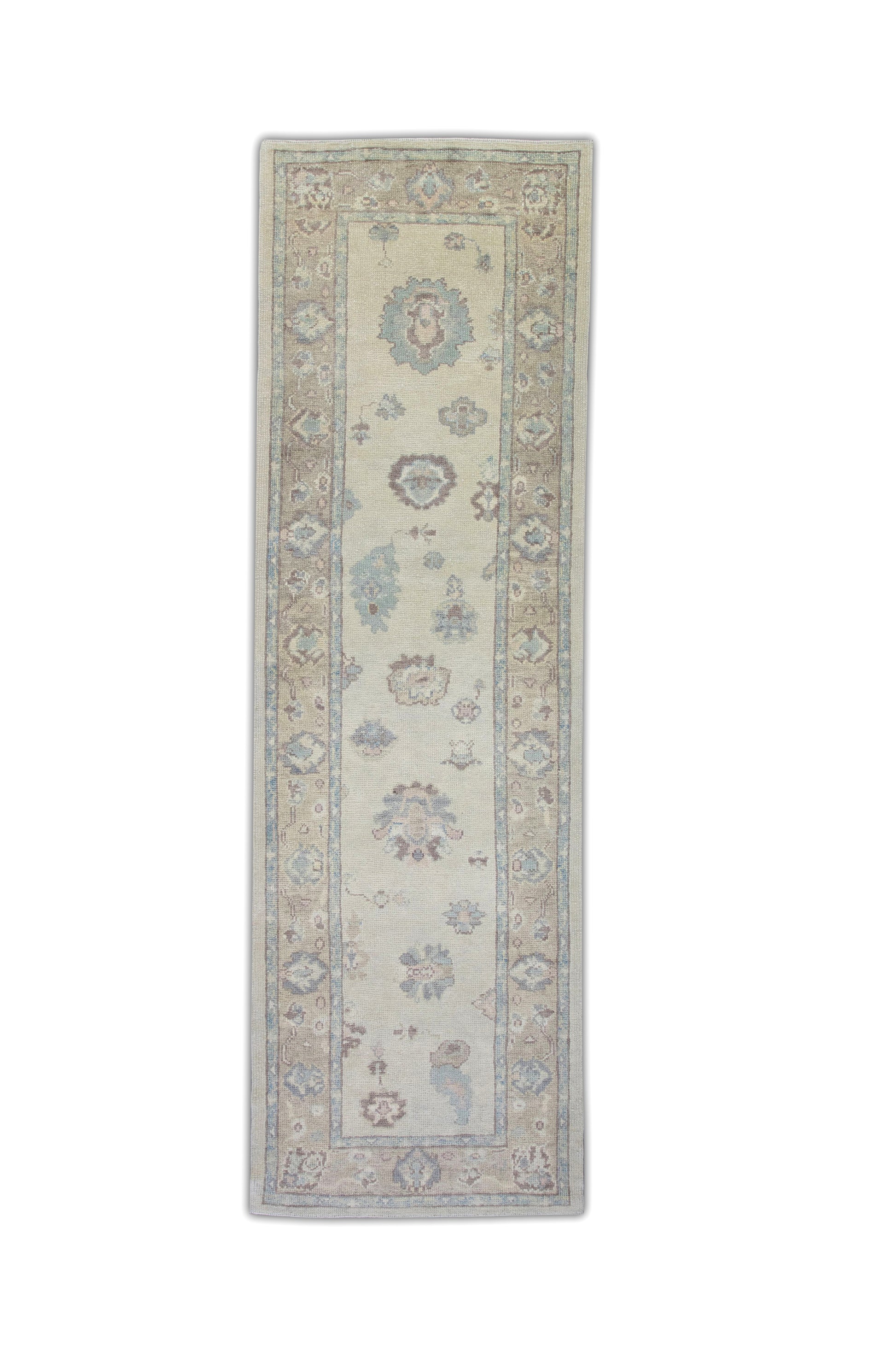 Turkish Oushak Rug 3'2" x 9'7" #5003