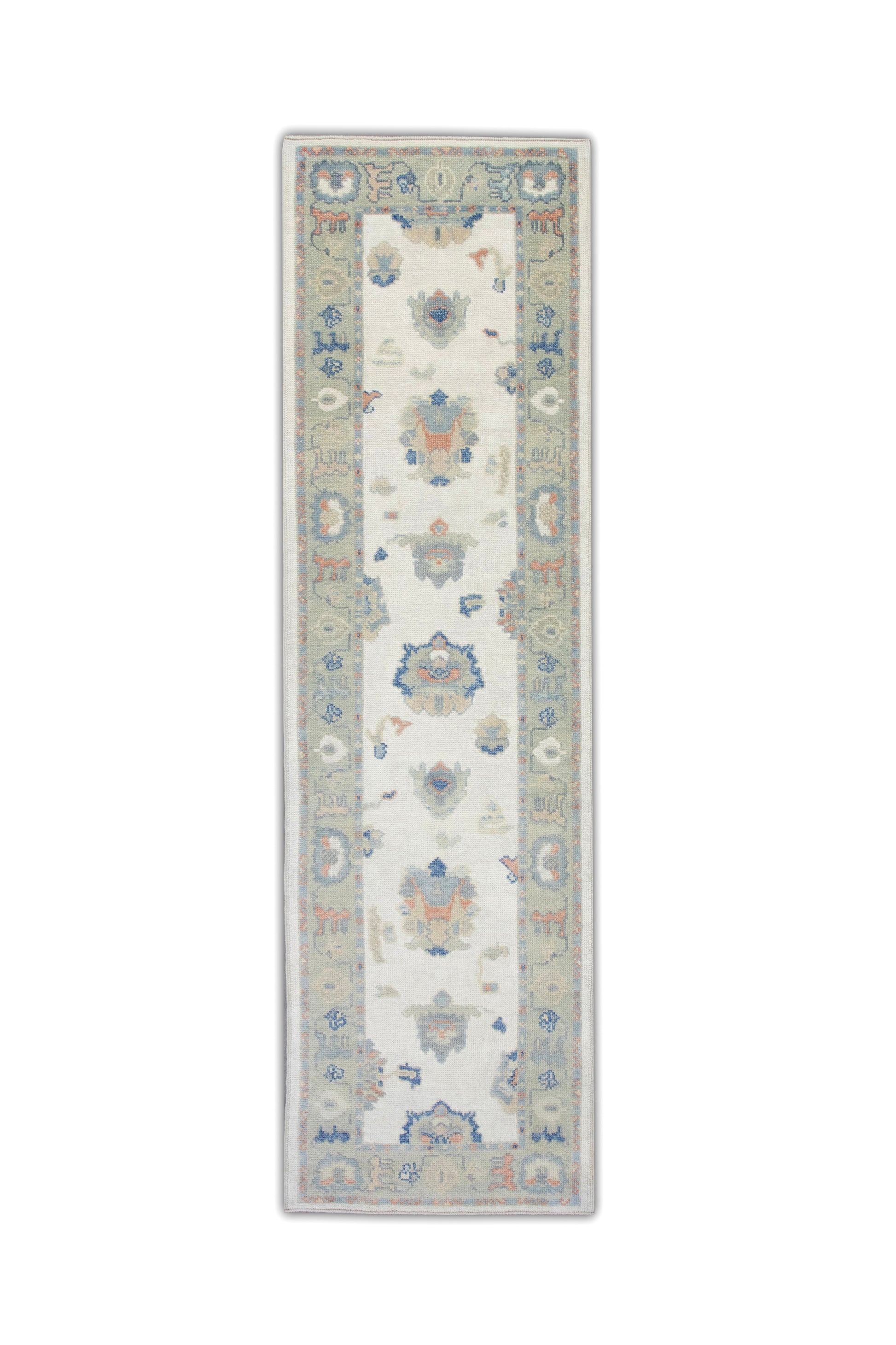 Turkish Oushak Rug 2'8" x 8'3" #5911