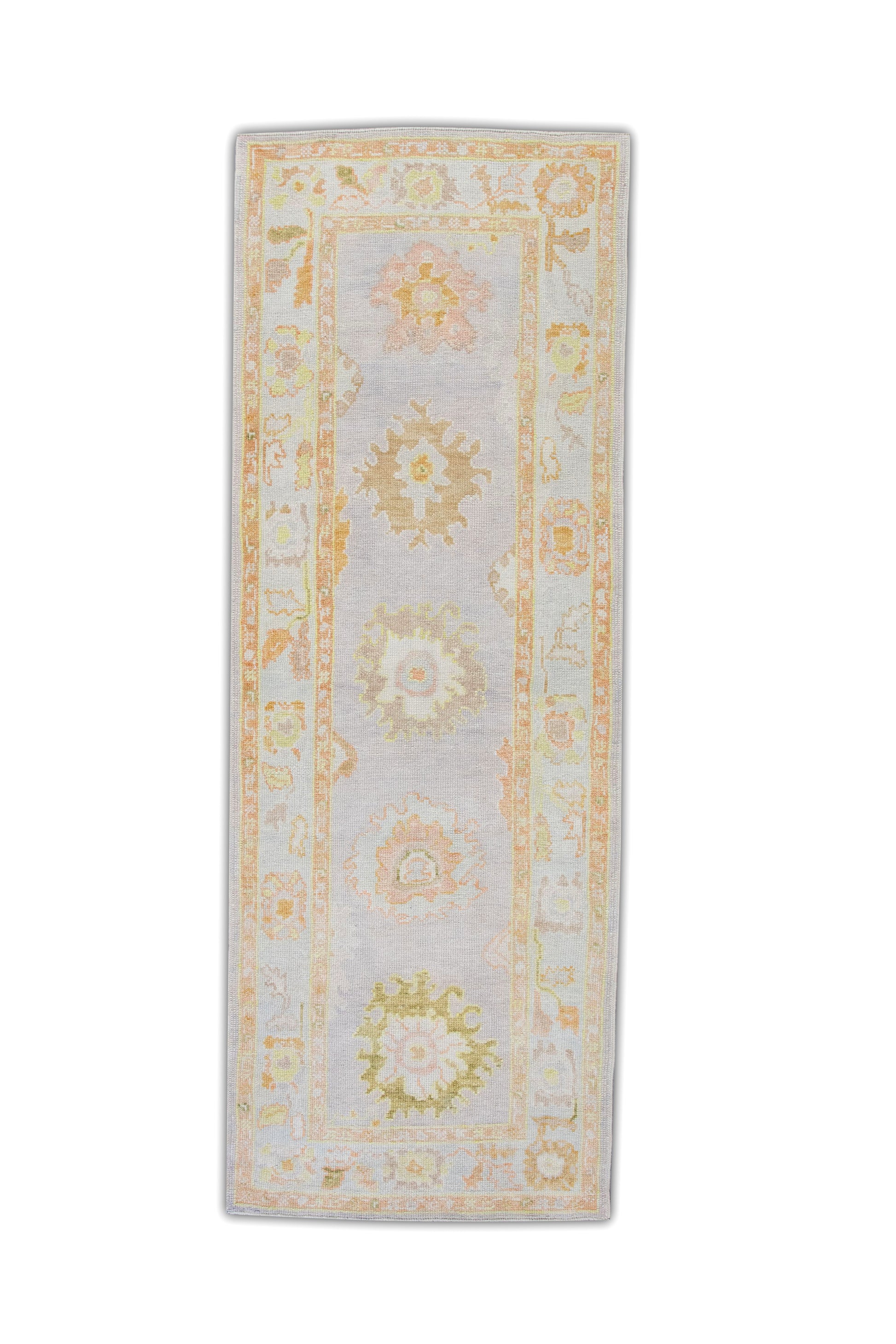 Turkish Oushak Rug 3'3" x 8'1" #5109