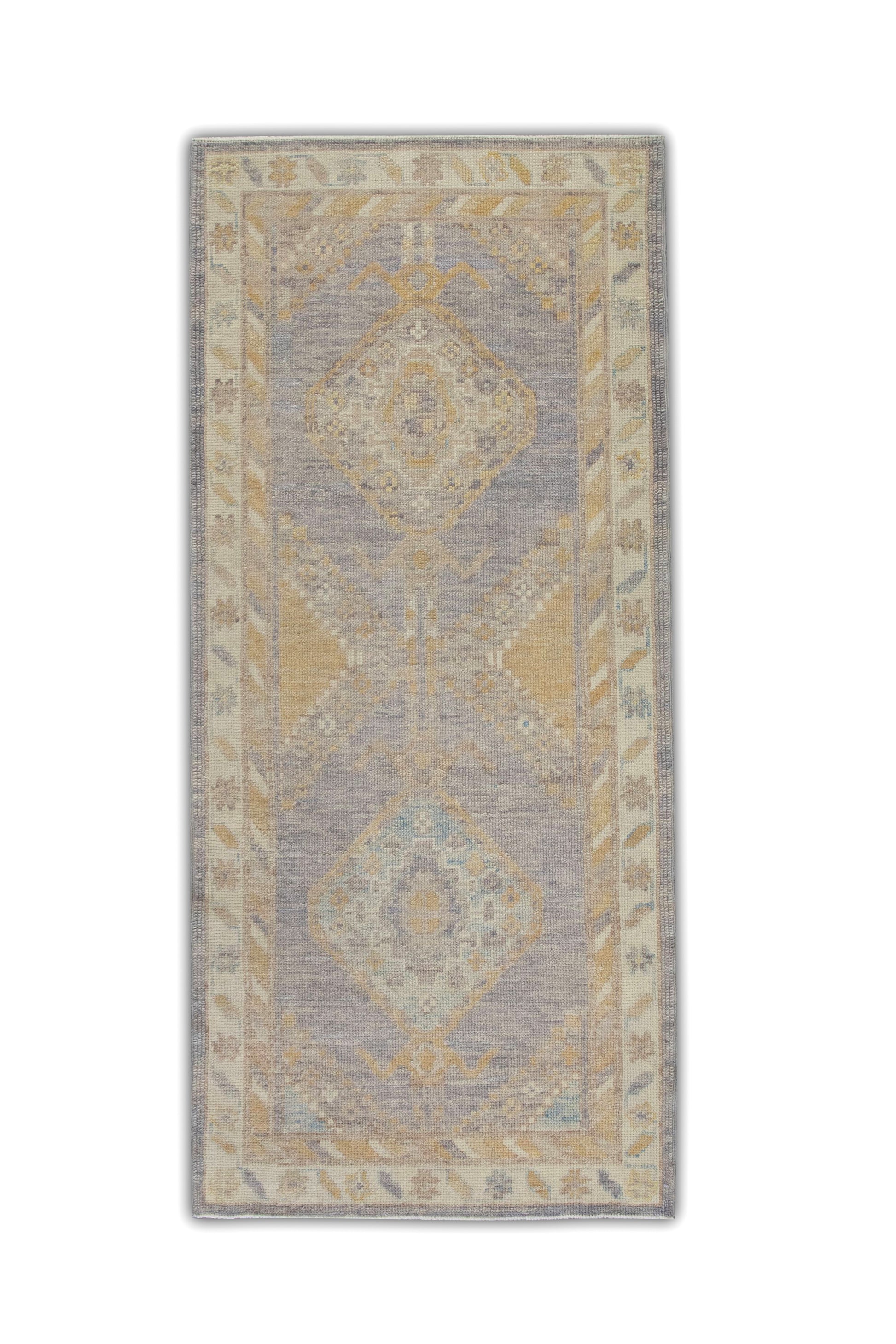 Turkish Oushak Rug 3' x 6'6" #6180