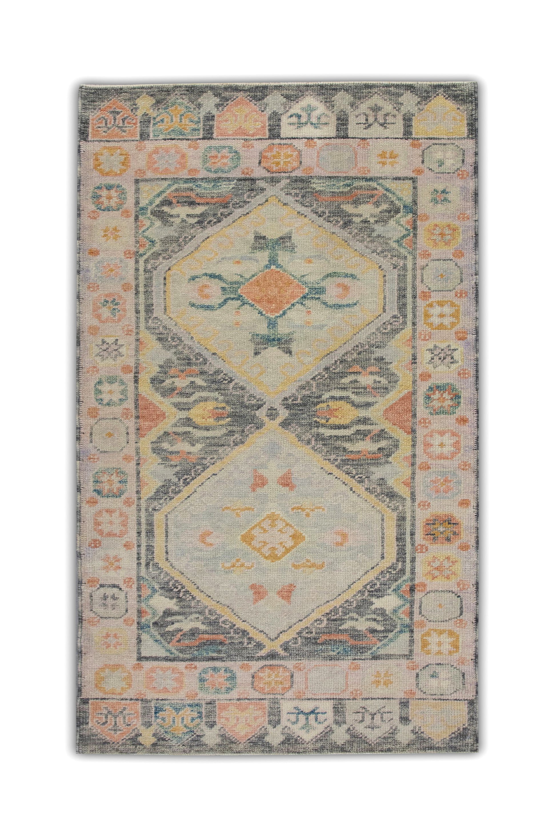 Turkish Oushak Rug 3'1" x 6'6" #5944