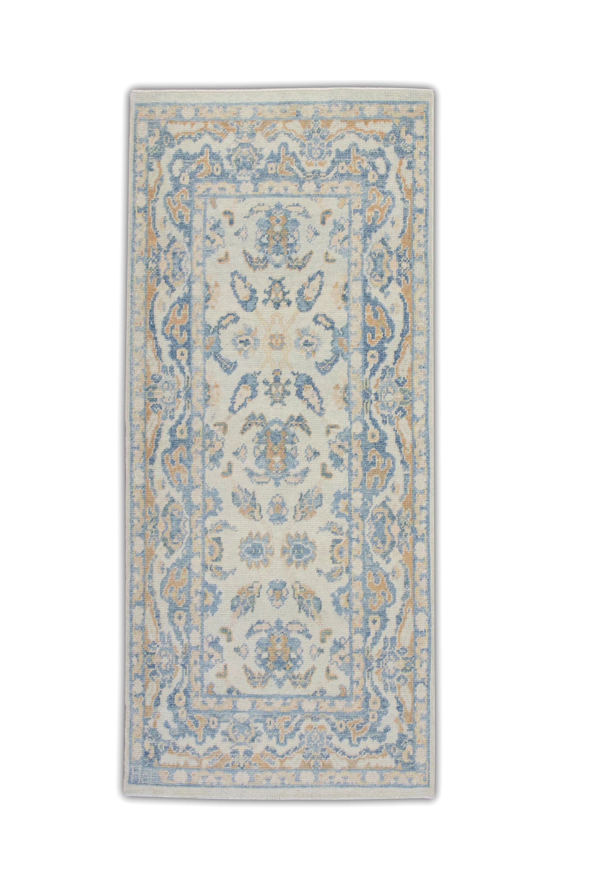 Turkish Oushak Rug 3'2" x 7'1" #5764