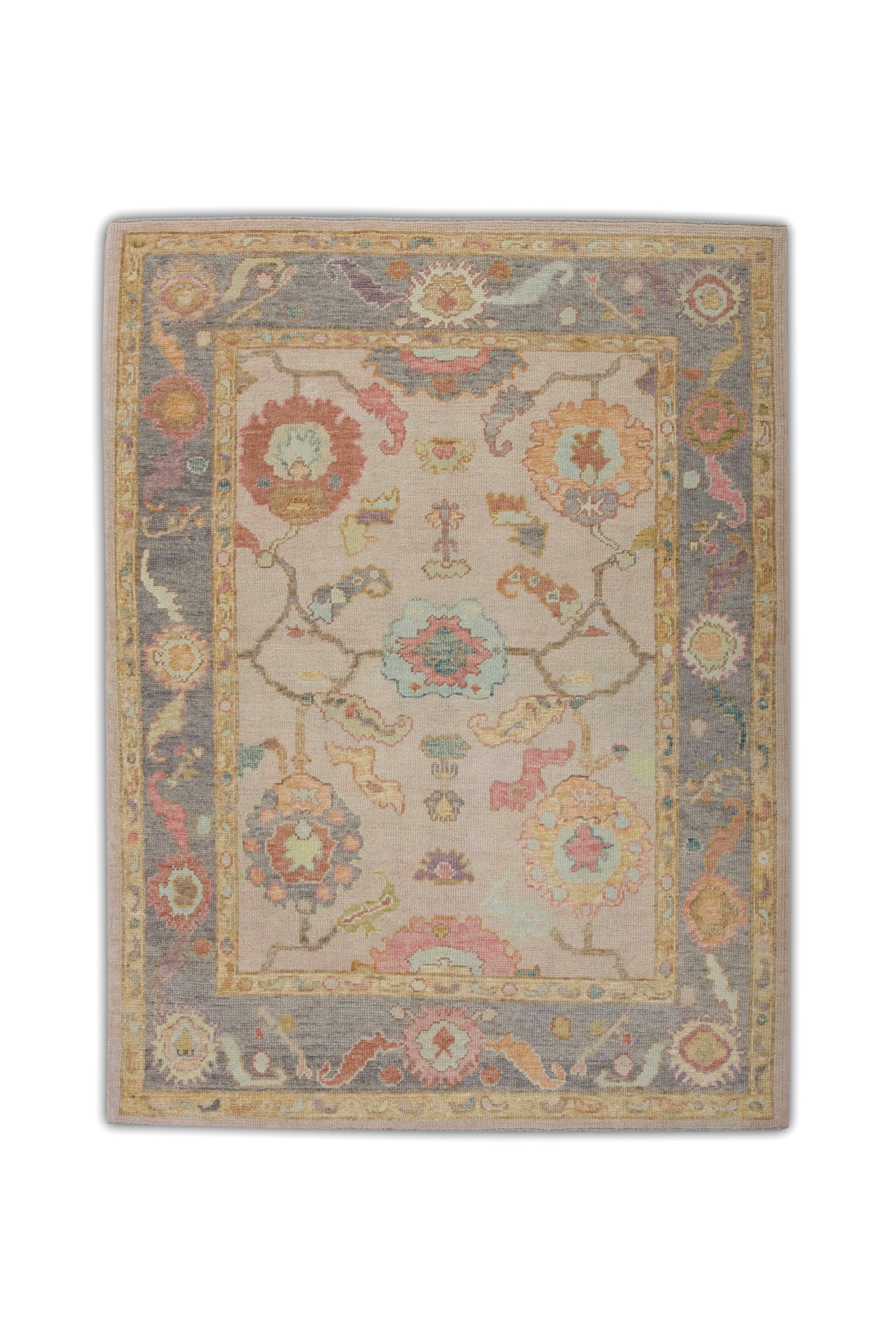 Turkish Oushak Rug 5' x 6'9" #5231