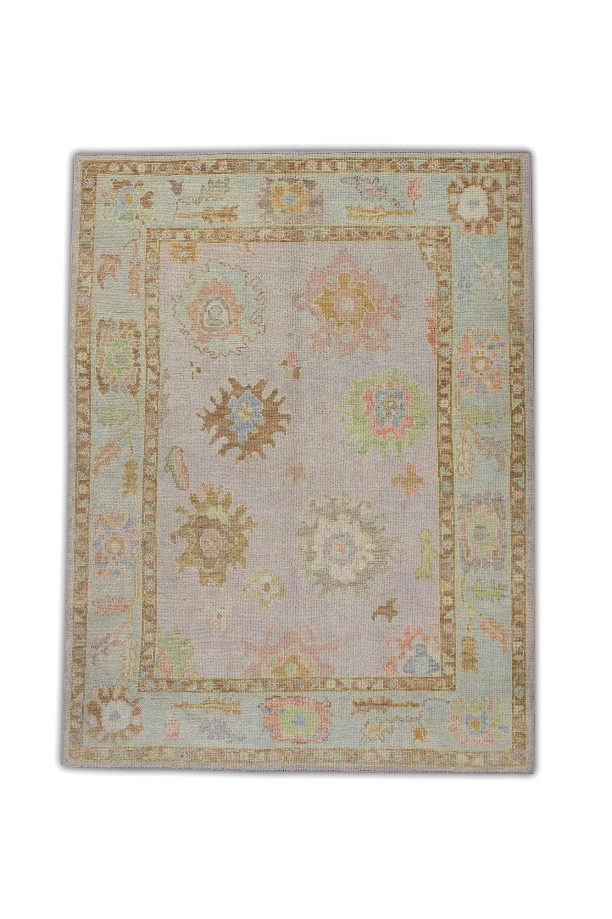 Turkish Oushak Rug 5' x 6'8" #5099