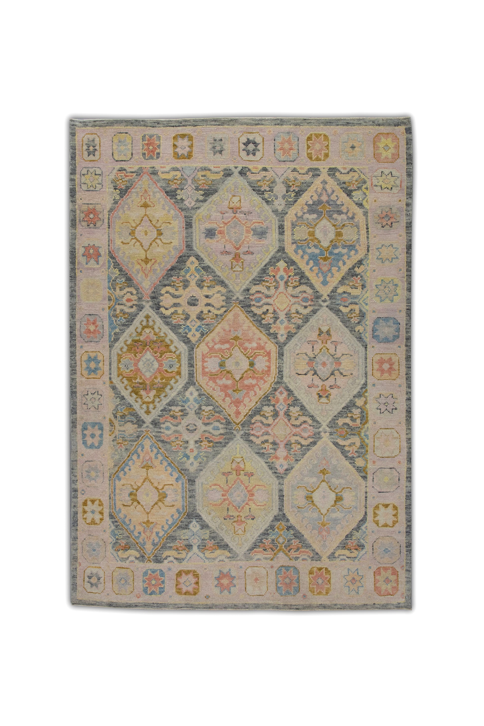 Turkish Oushak Rug 5'4" x 7'3" #6065