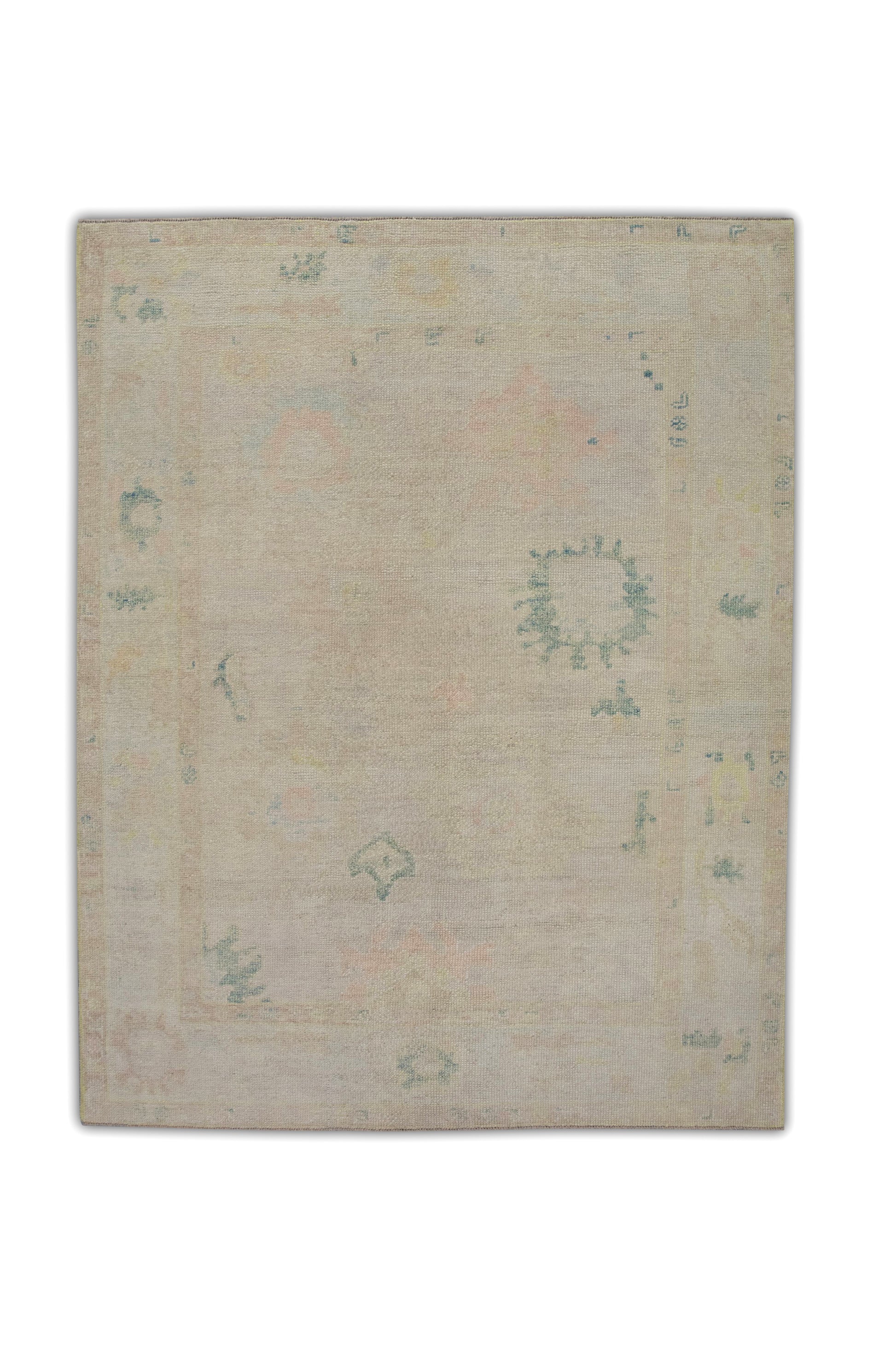 Turkish Oushak Rug 5'1" x 6'5" #6014