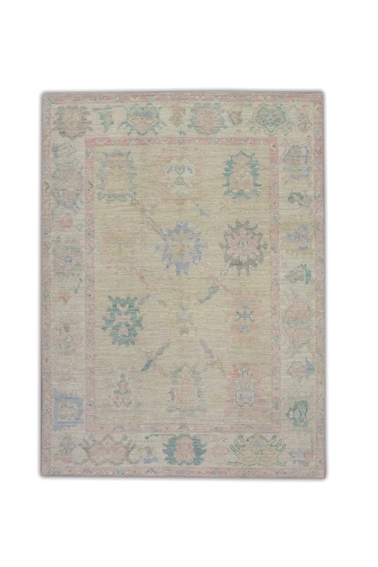 #5089 Turkish Oushak 5' x 6'9"