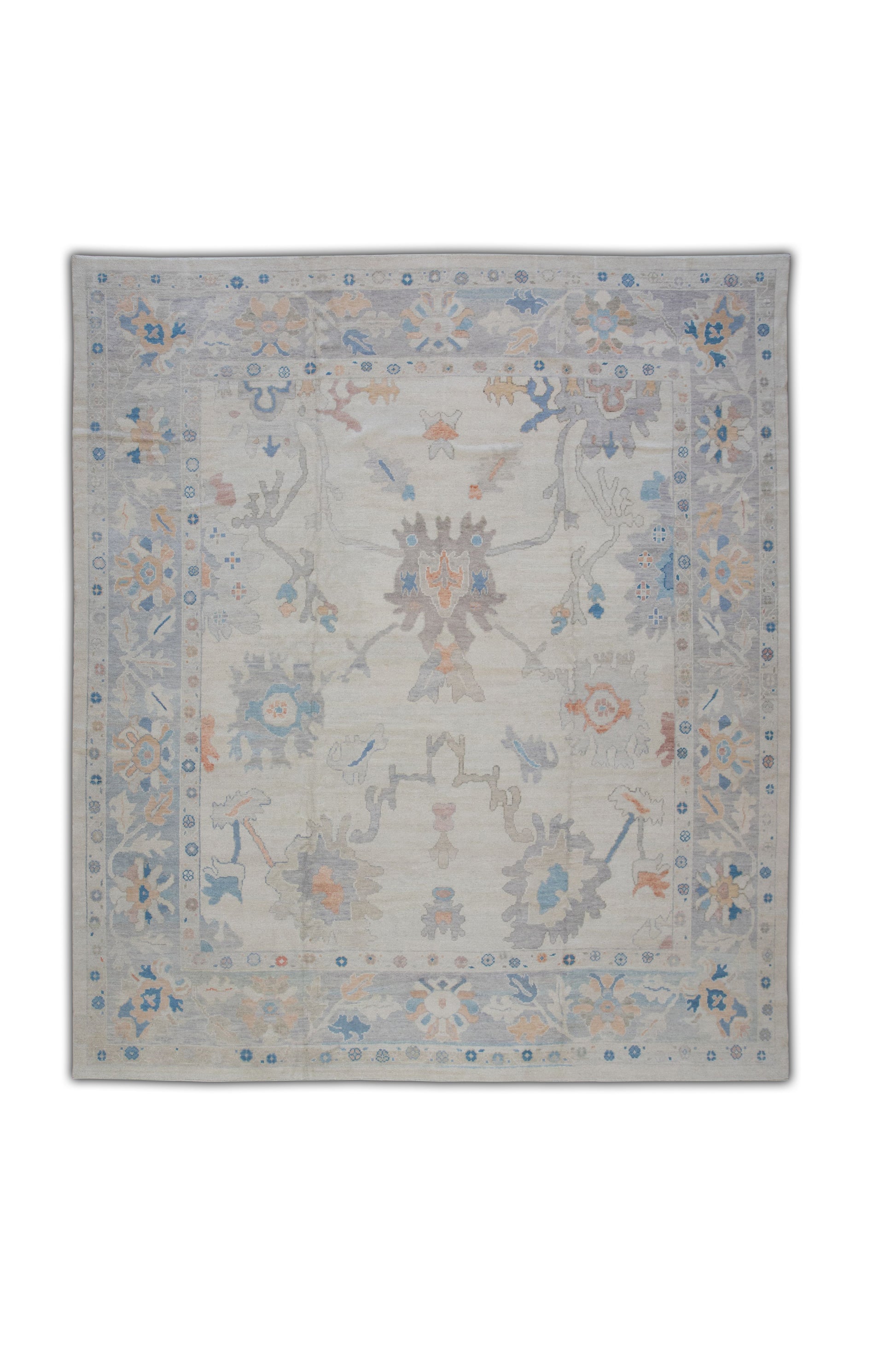 Turkish Oushak Rug 11'4" x 12'11" #5380