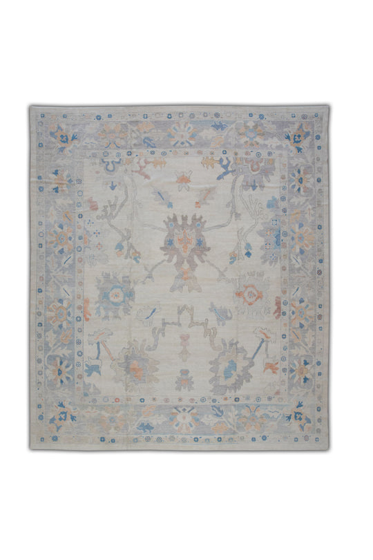 #5380 Turkish Oushak 11'4" x 12'11"