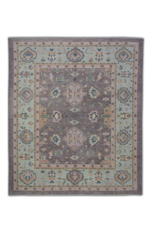 #5493 Turkish Oushak 8'8" x 9'7"