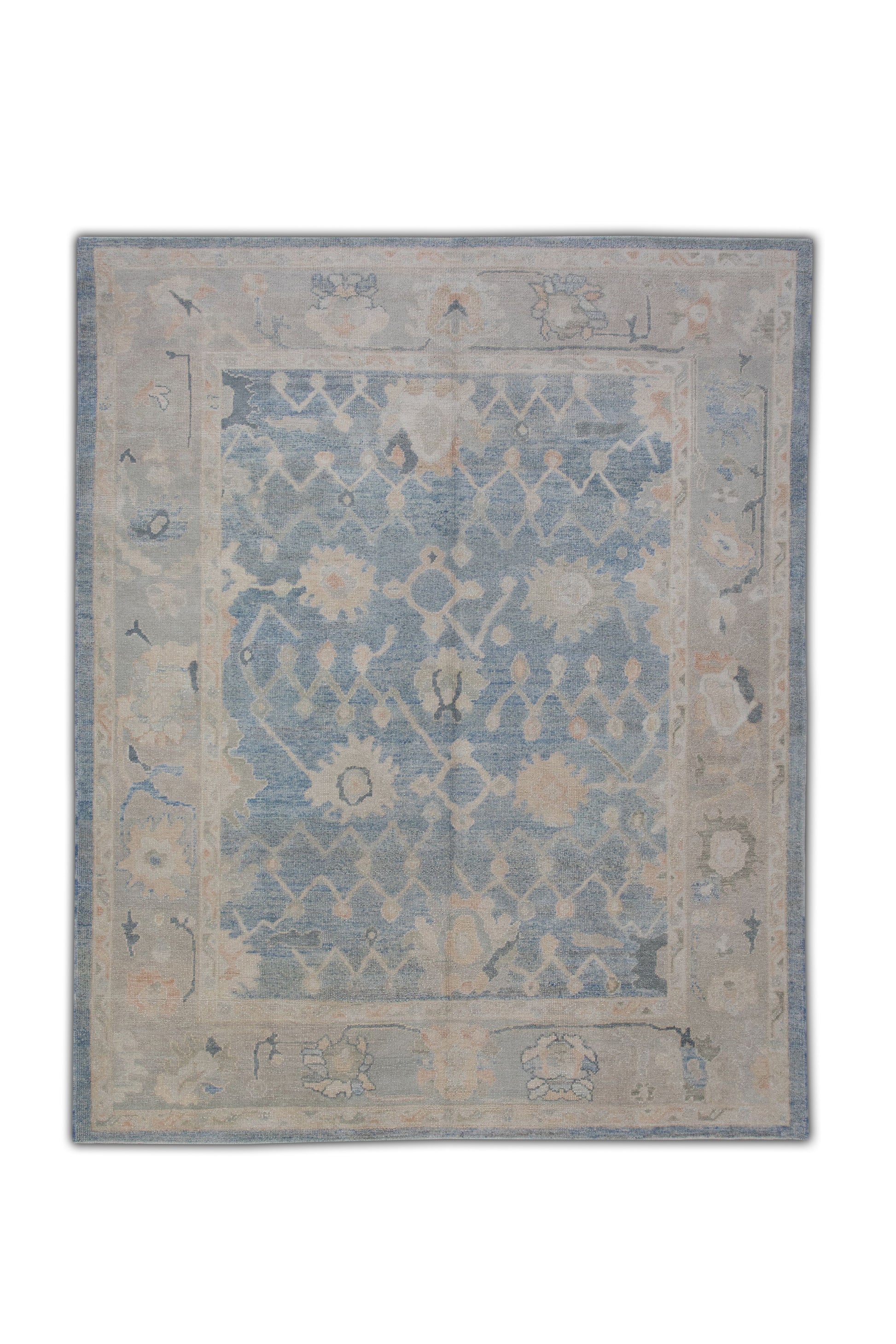 Turkish Oushak Rug 8'7" x 10'1" #5803