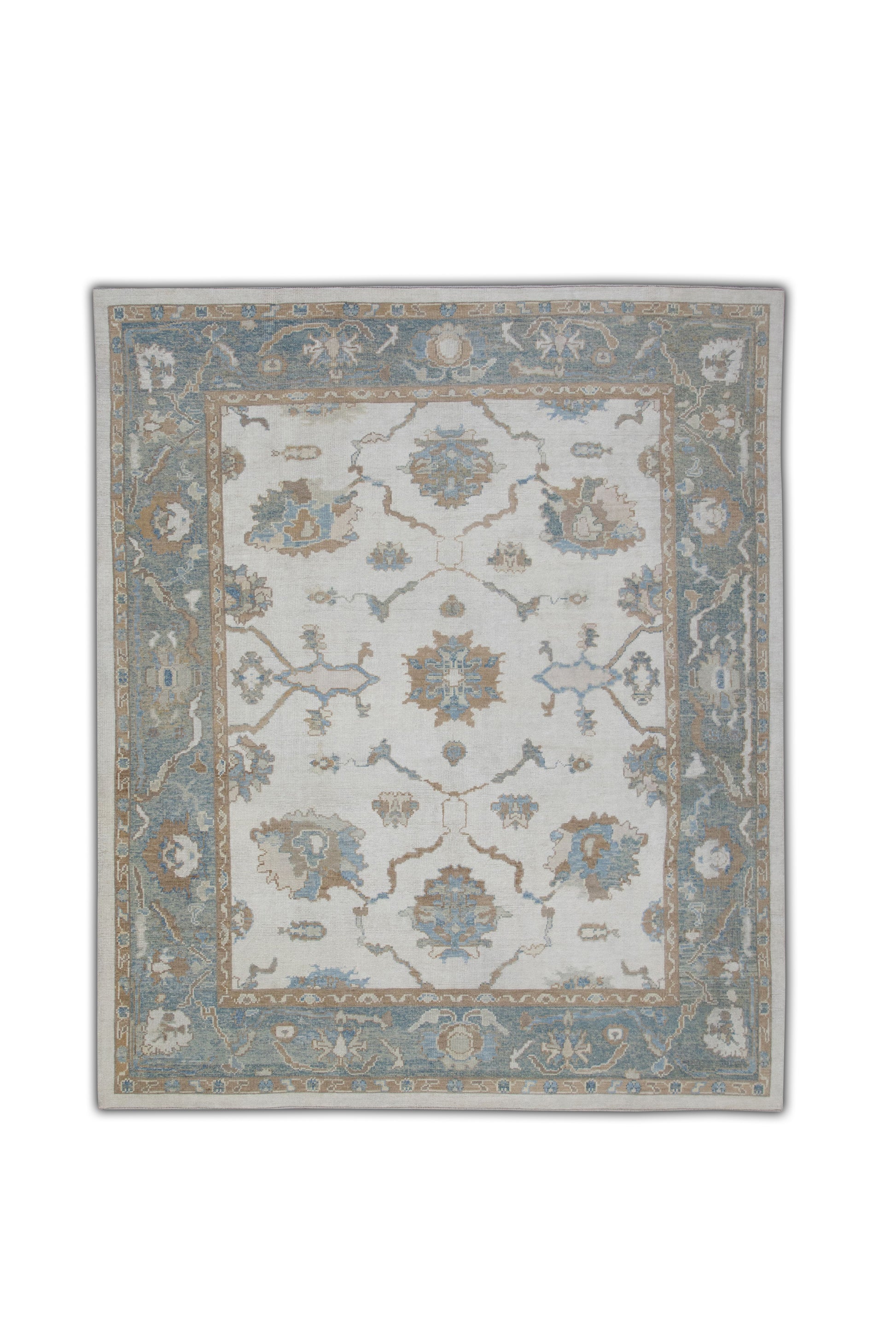 Turkish Oushak Rug 7'7" x 9' #5352