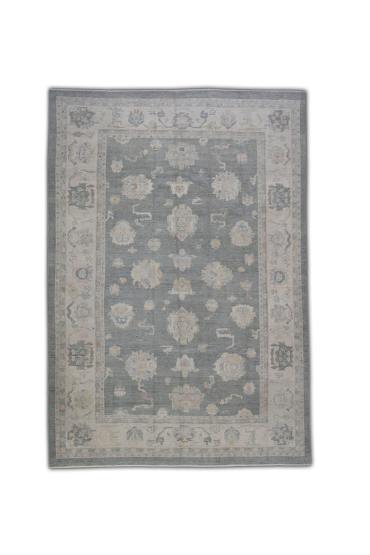 #5482 Turkish Oushak 8'11" x 12'