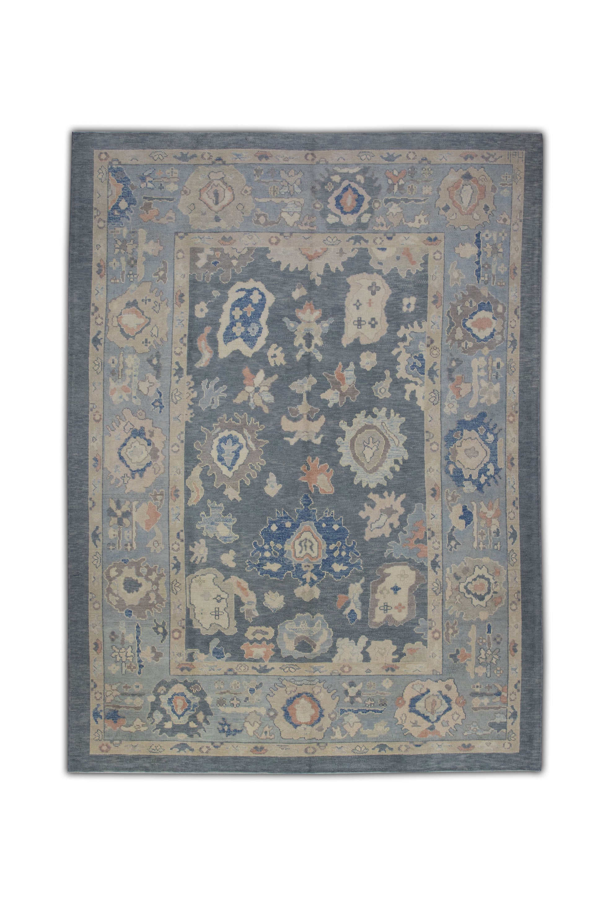 Turkish Oushak Rug 9'5" x 12'6" #5827
