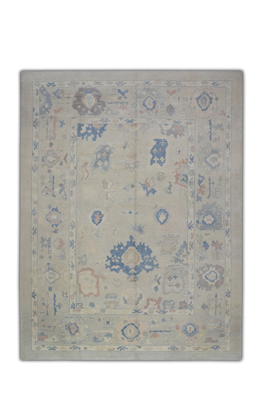 #5739 Turkish Oushak 9'3" x 12'