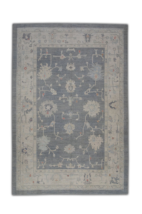 #5137 Turkish Oushak 9'2" x 13'