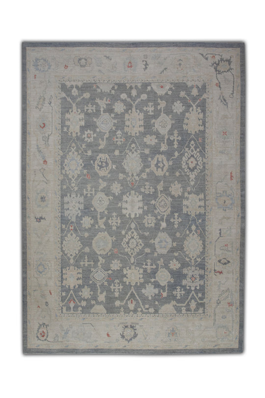 #5341 Turkish Oushak 9'2" x 12'