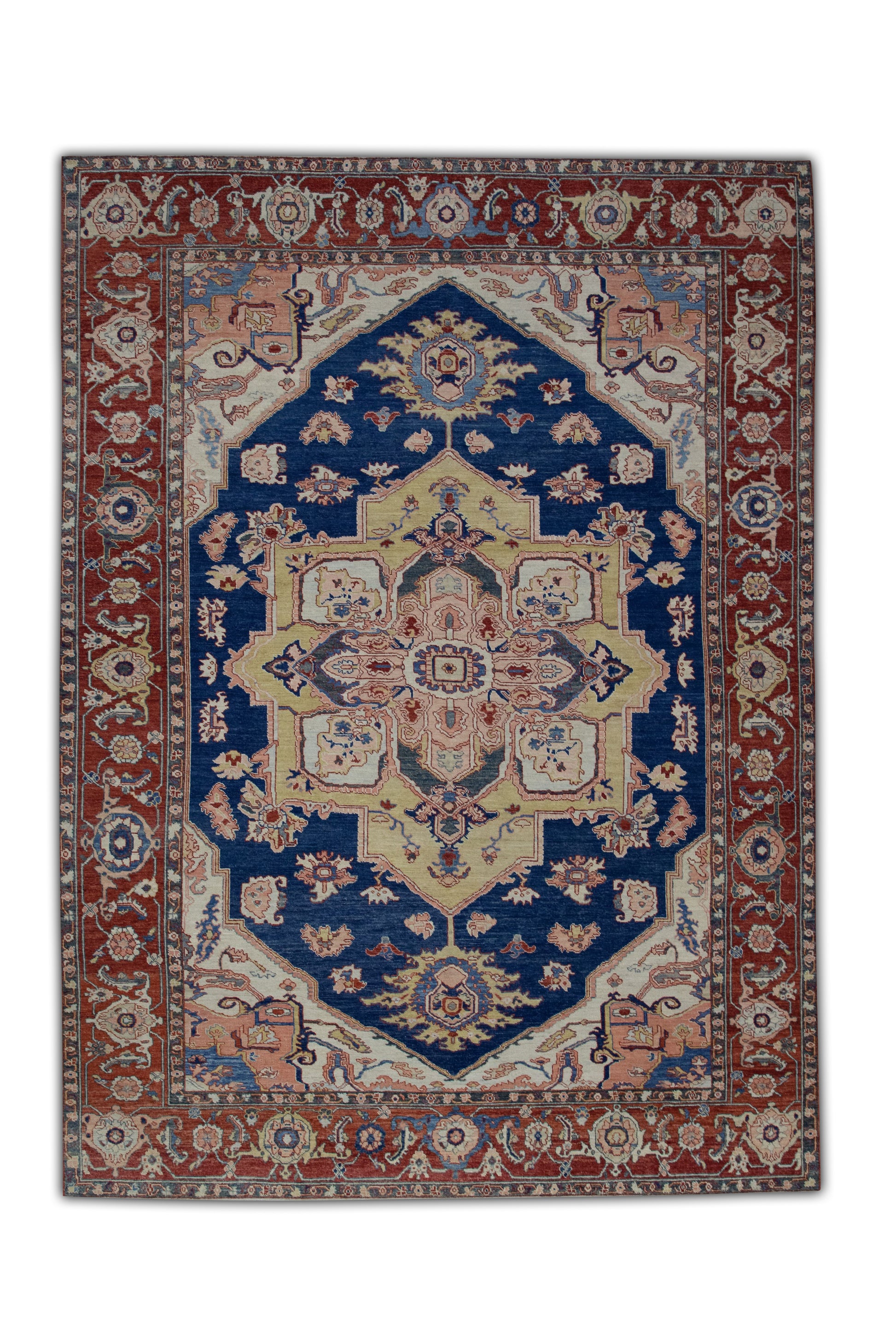 Turkish Antique Look Oushak Rug 9'4" x 12'8" #5536