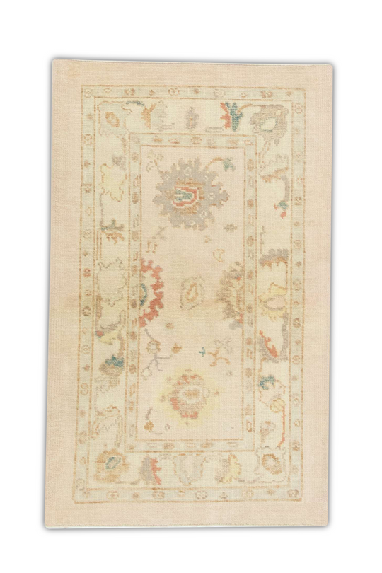 #784 Turkish Oushak 3'1" x 5'