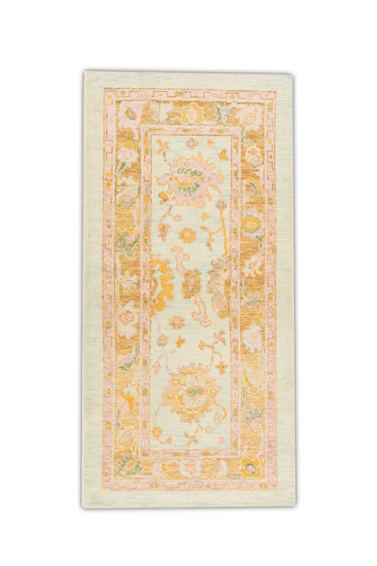 #1494 Turkish Oushak 2'10" x 5'9"