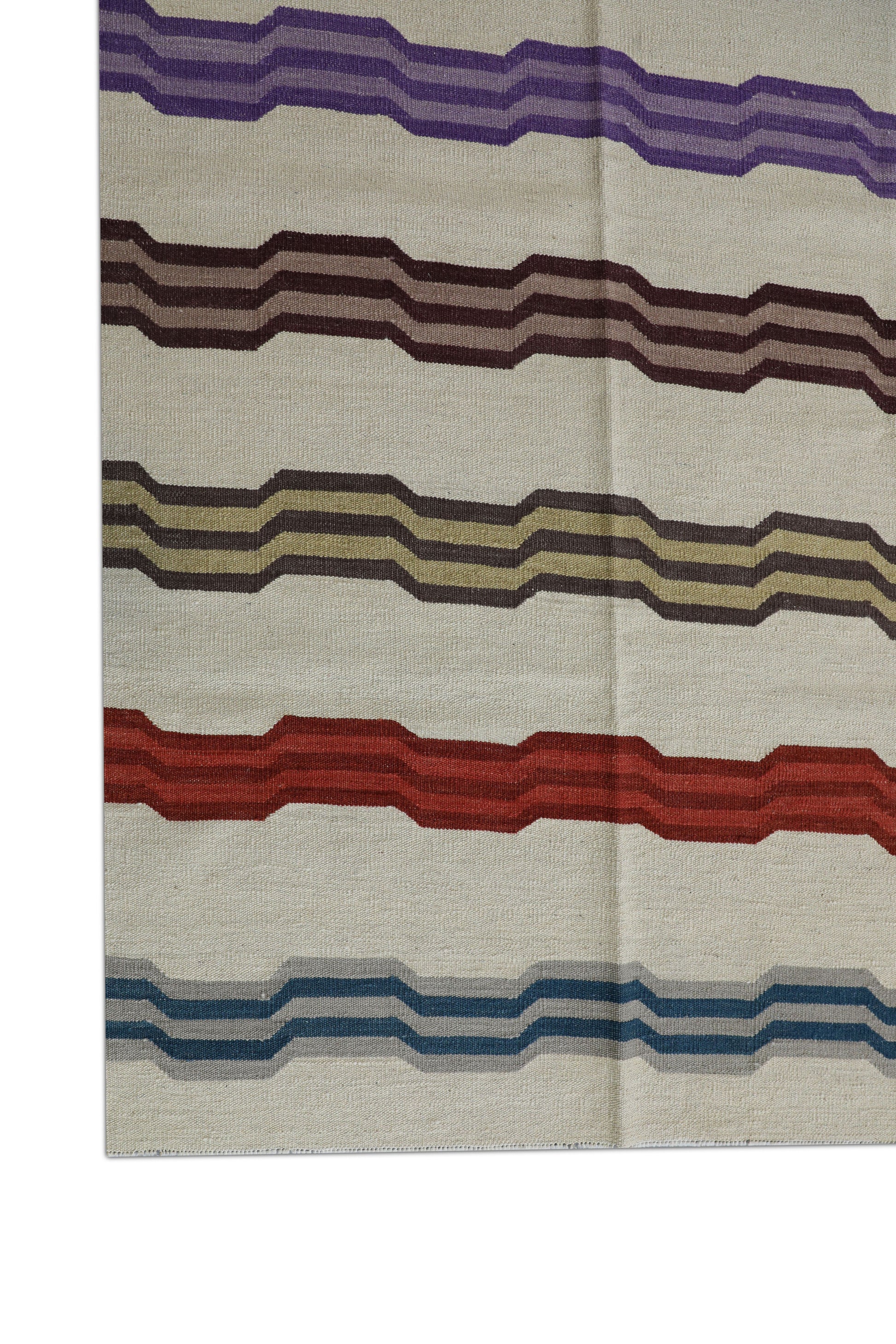 Oriental Flatweave Turkish Kilim 9'1 x 12'7" #2013
