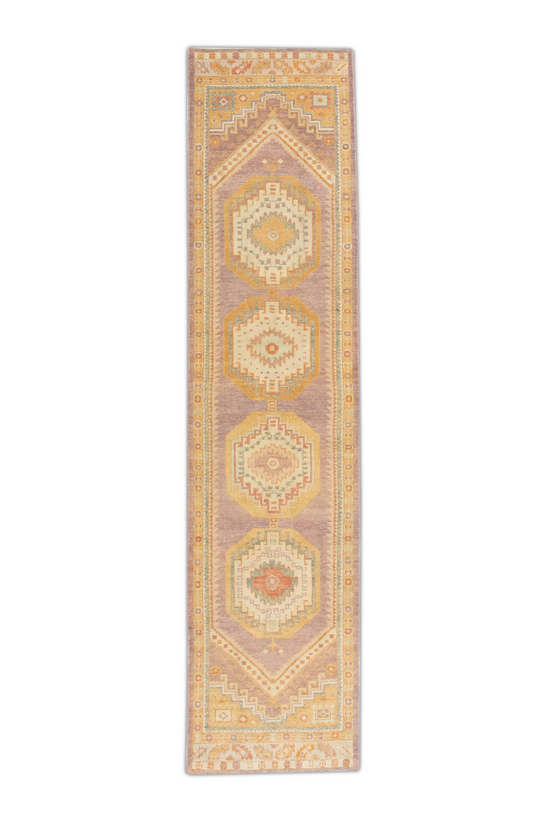 #1225 Turkish Oushak 3'1" x 13'2"