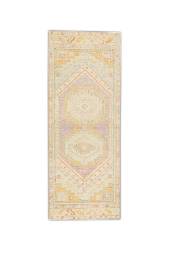 #912 Turkish Oushak 2'11" x 7'9"