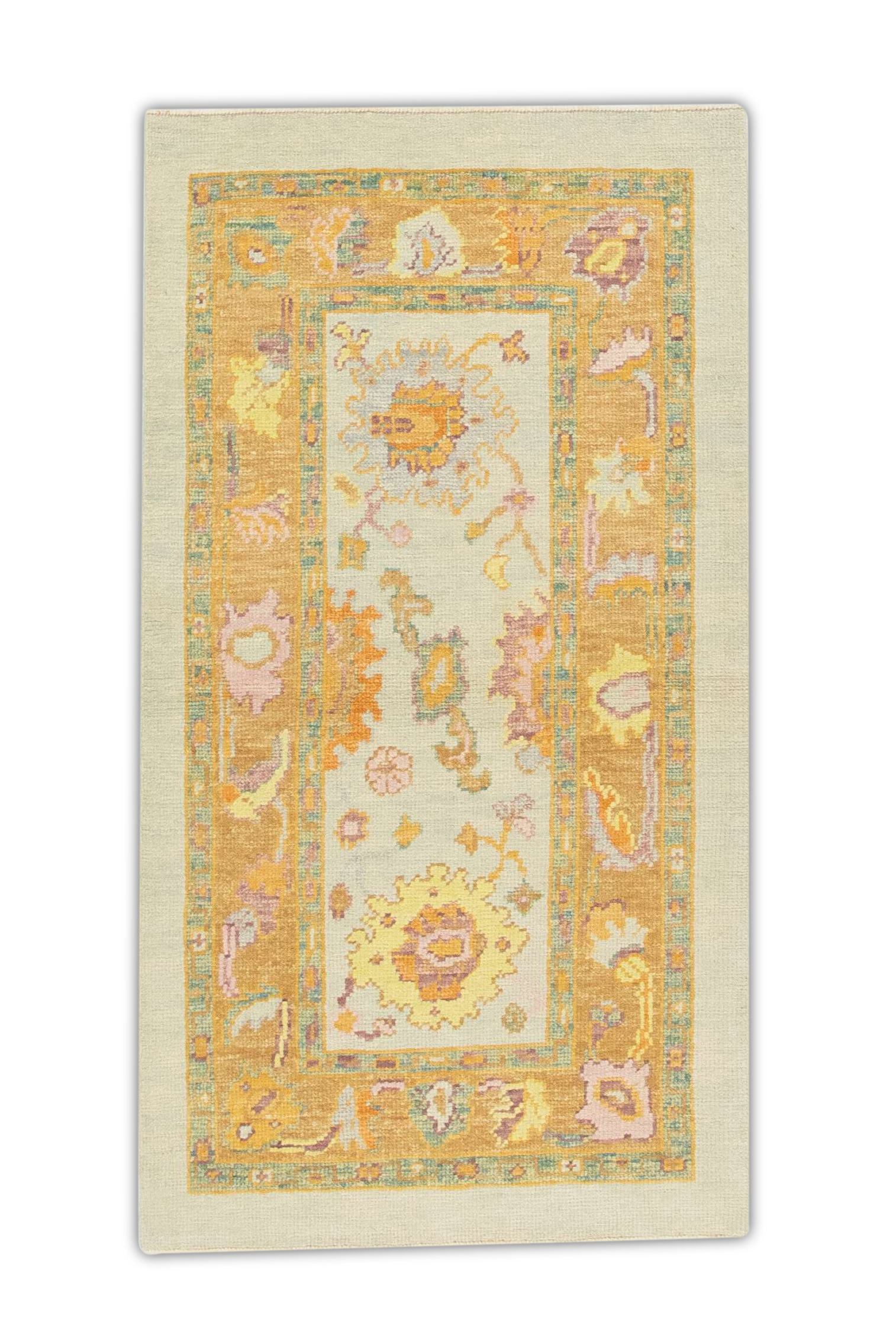 Turkish Oushak Rug 2'11" x 5'5" #1365