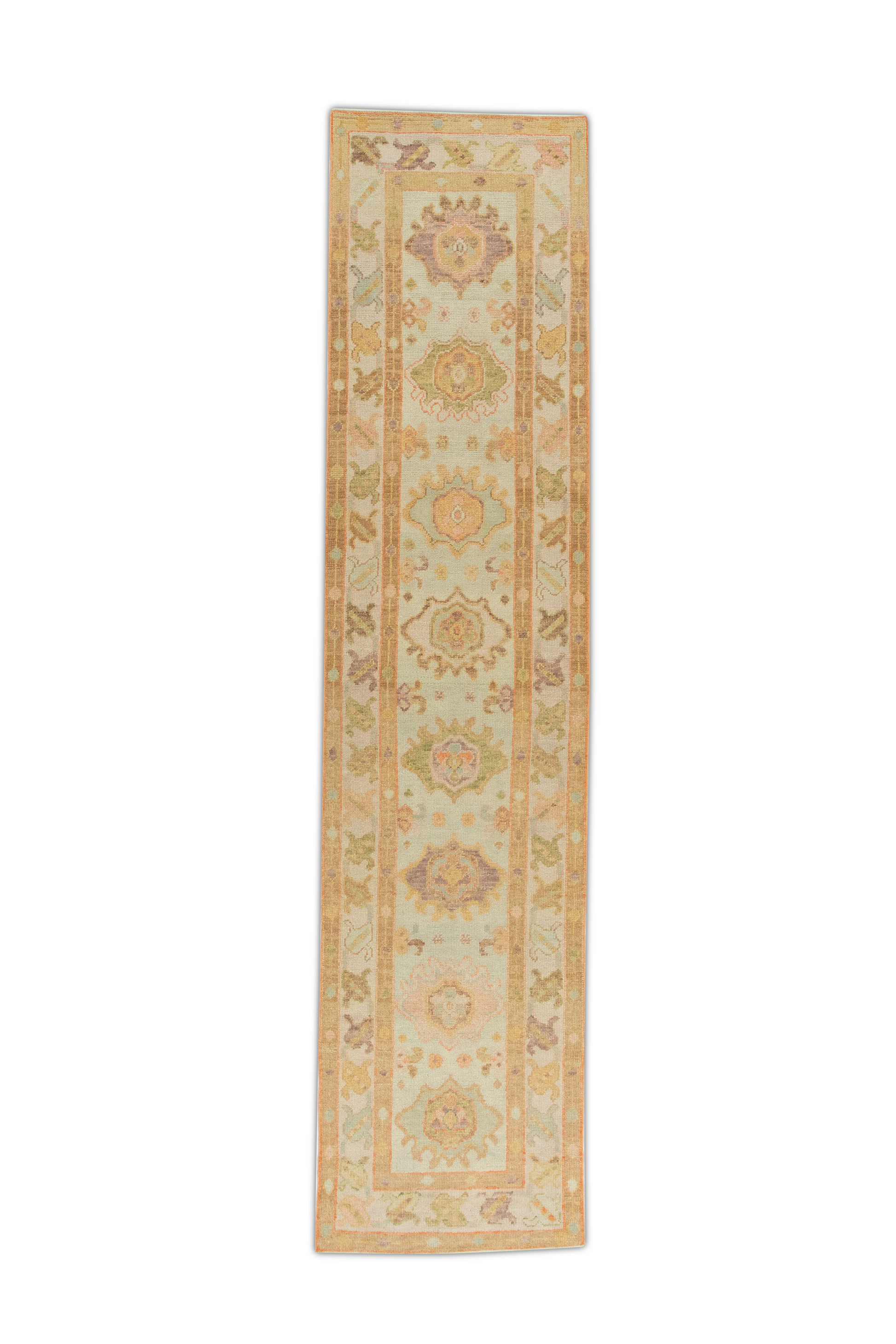 Turkish Oushak Rug 2'8" x 11'9" #942