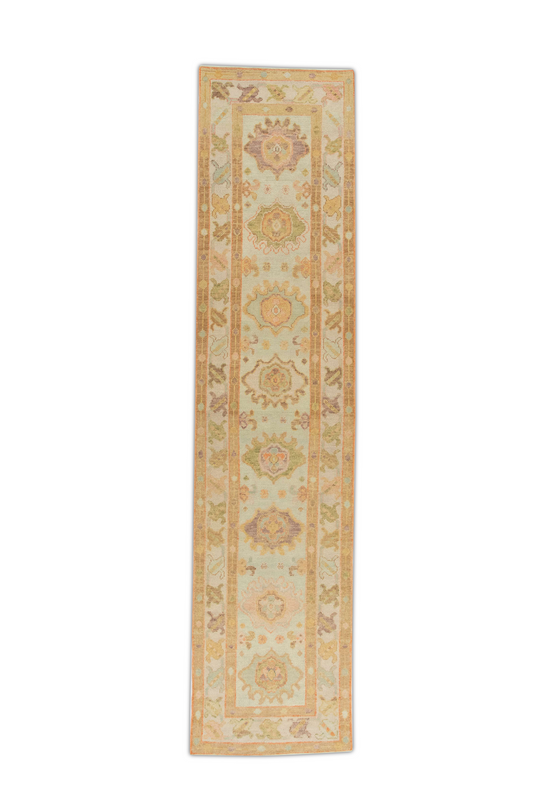 #942 Turkish Oushak 2'8" x 11'9"