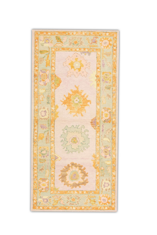 #688 Turkish Oushak 3' x 6'4"