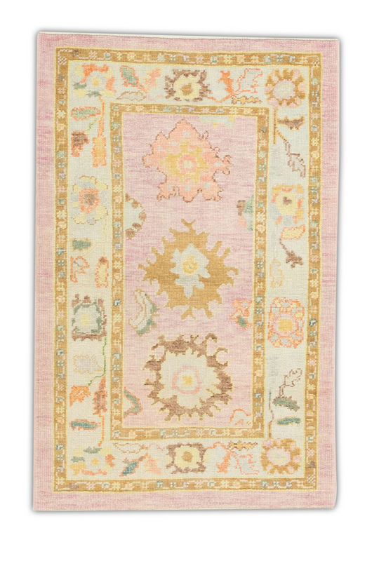 #1277 Turkish Oushak 3'4" x 5'1"