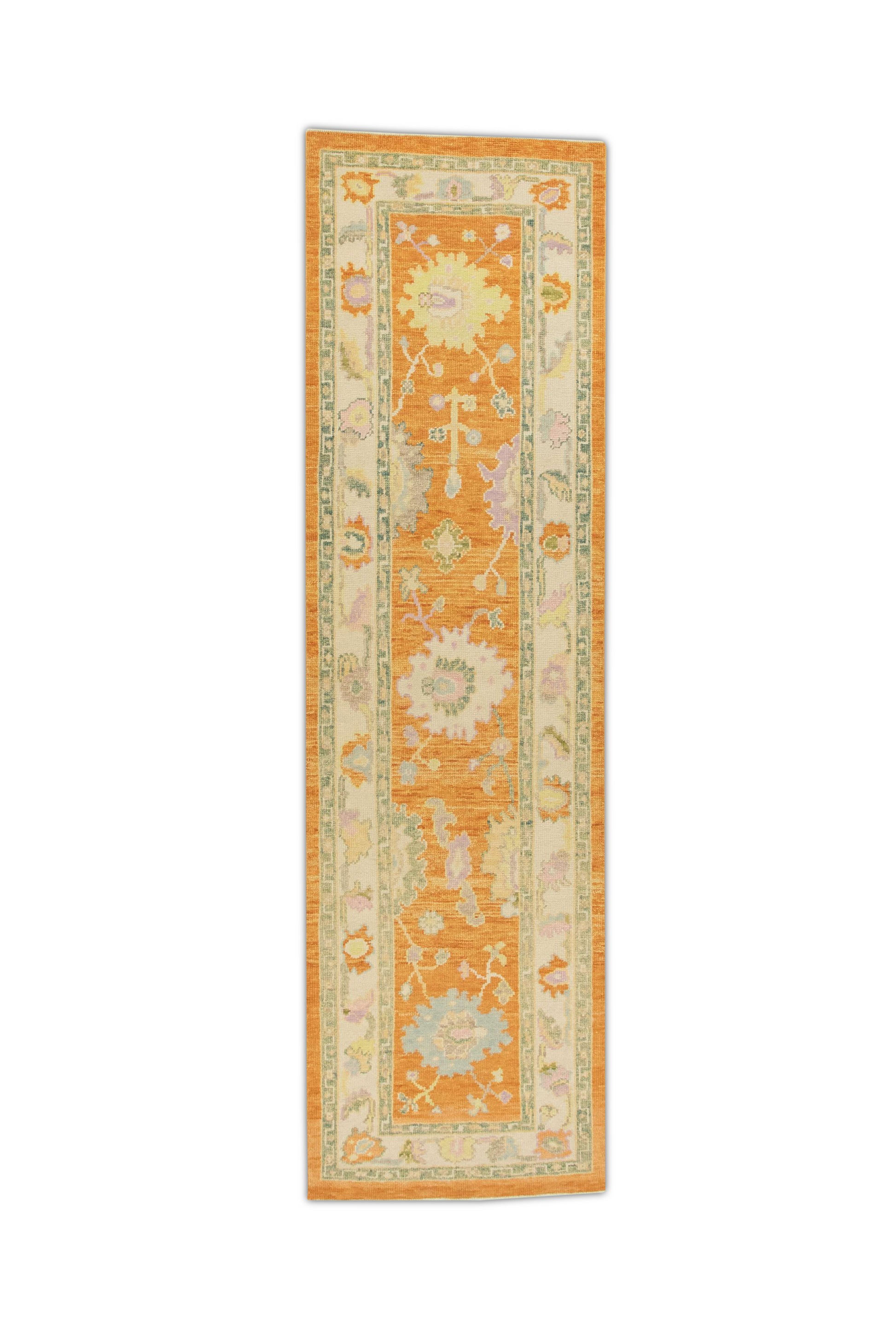 Turkish Oushak Rug 2'9" x 9'11" #699
