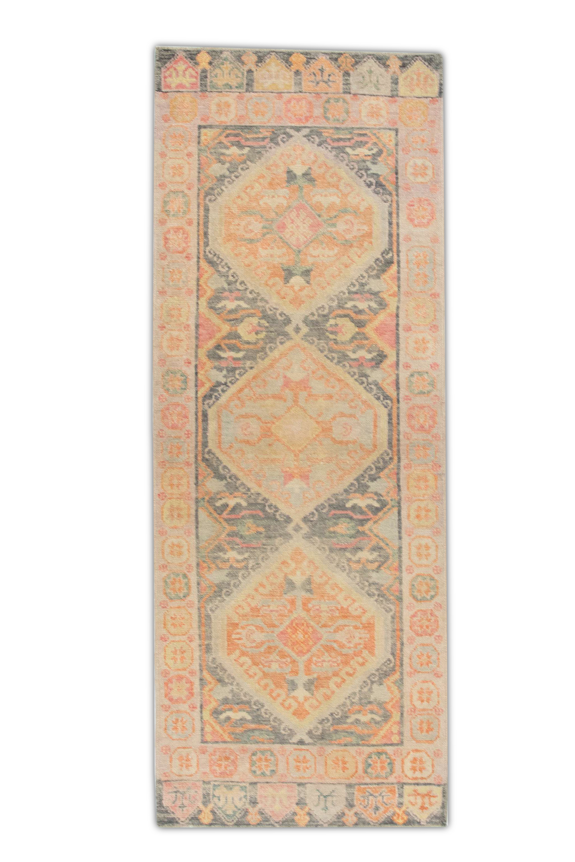 Turkish Oushak Rug 2'11" x 7'11" #1239