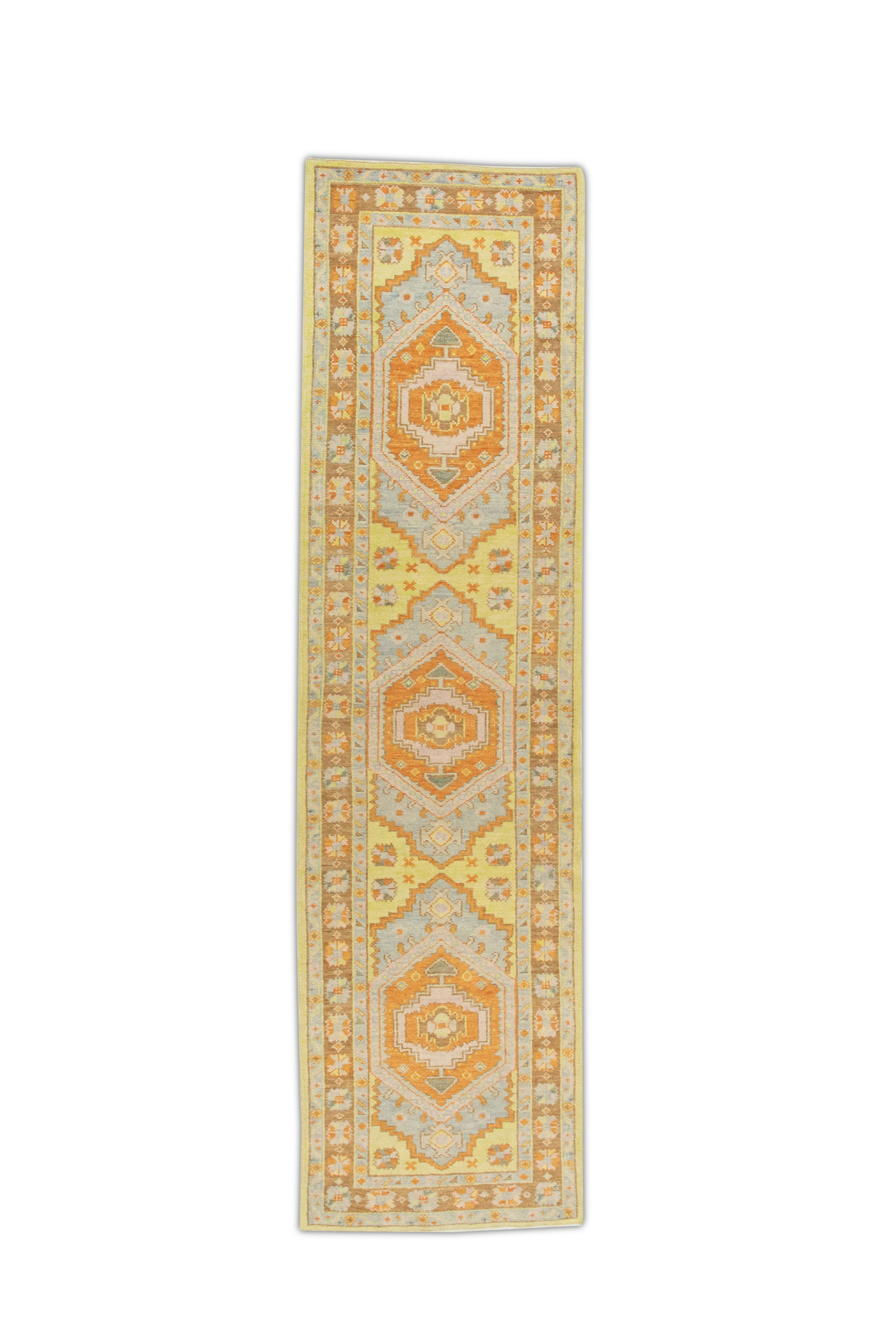 Turkish Oushak Rug 2'9" x 10'5" #691