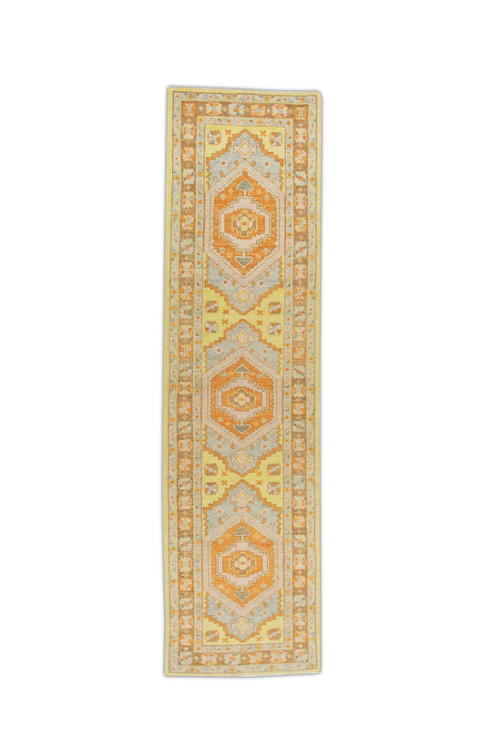 #691 Turkish Oushak 2'9" x 10'5"