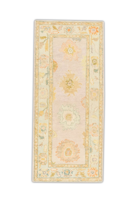 #664 Turkish Oushak 3' x 6'9"