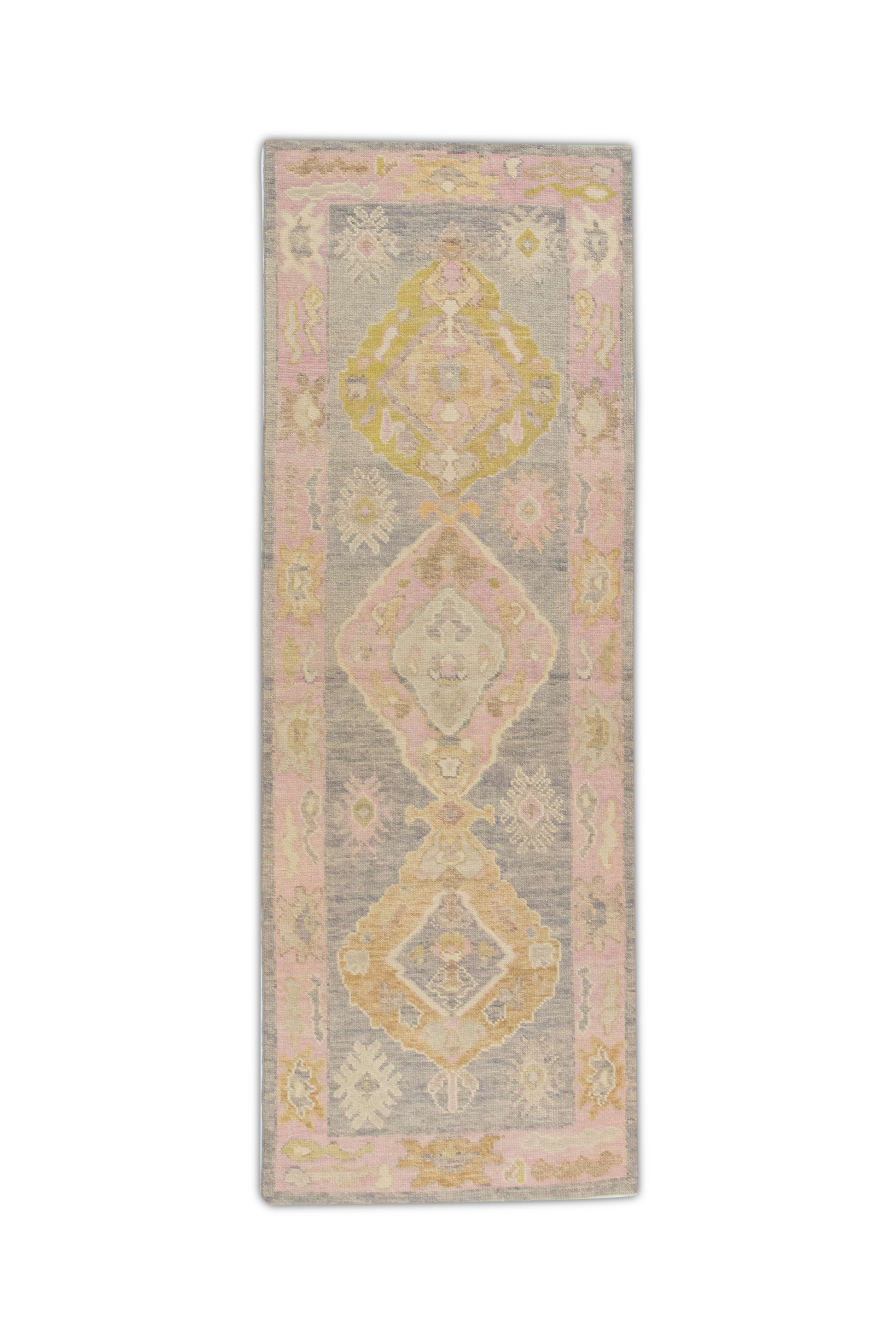 Turkish Oushak Rug 2'11" x 8'3" #1076