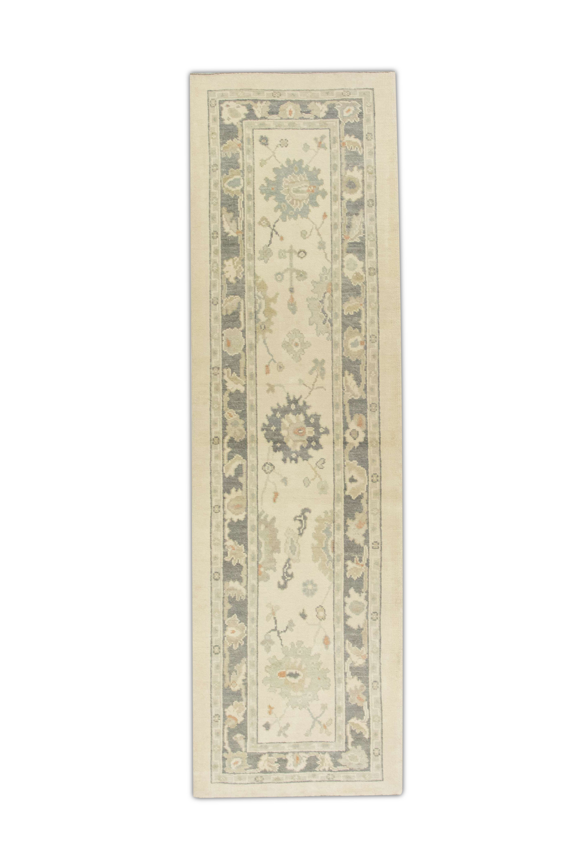 Turkish Oushak Rug 2'11" x 10'1" #572