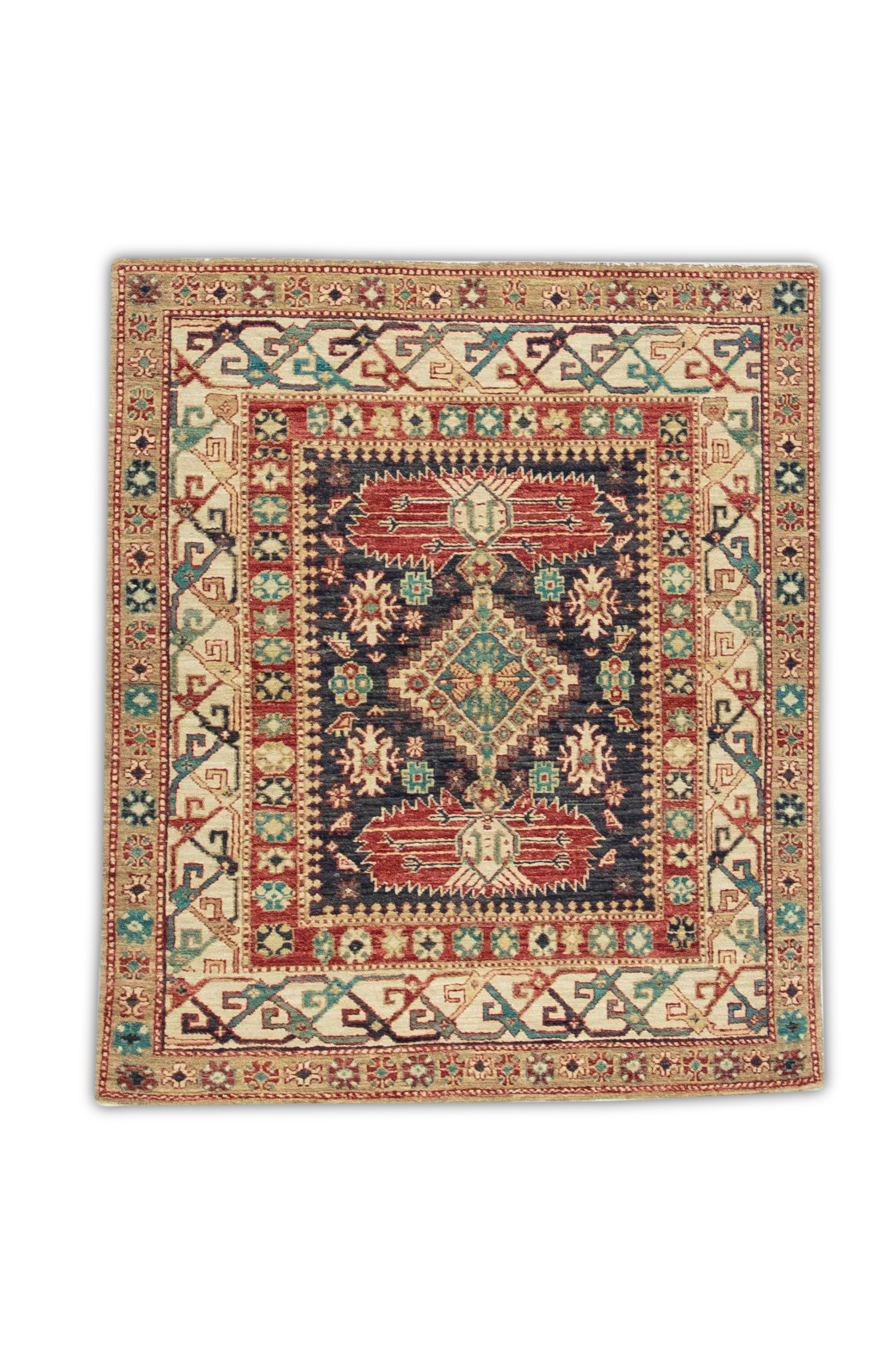 Turkish Oushak Rug 3'5" x 4' #1363