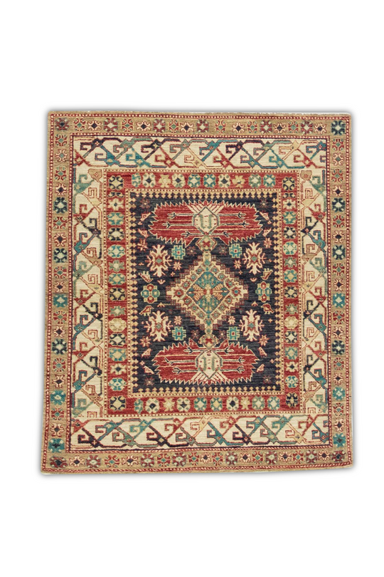 #1363 Turkish Oushak 3'5" x 4'