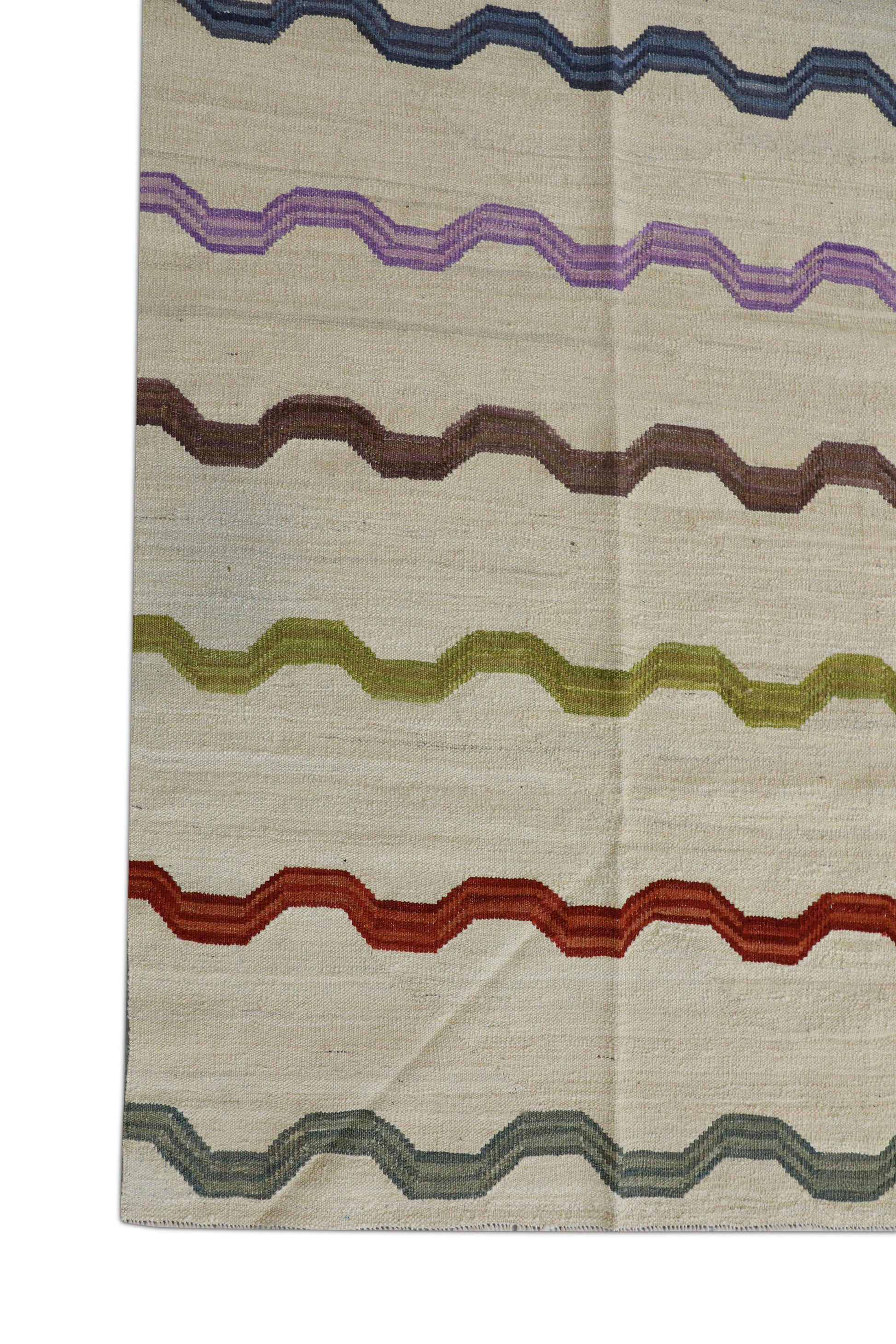 Oriental Flatweave Turkish Kilim 8'1" x 10'8" #2022